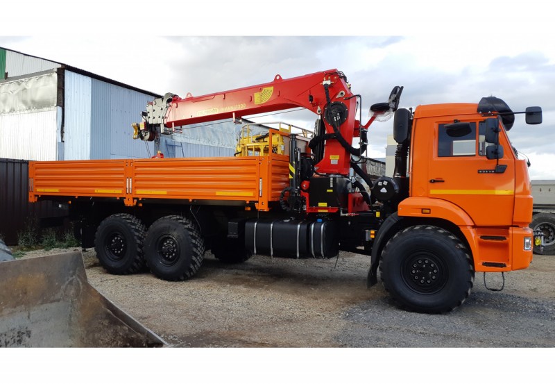 Автомобиль бортовой 438240 на шасси Камаз 43118-23027-50 с КМУ с INMAN  IT 200